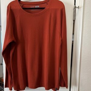 Rust Long Sleeve Top